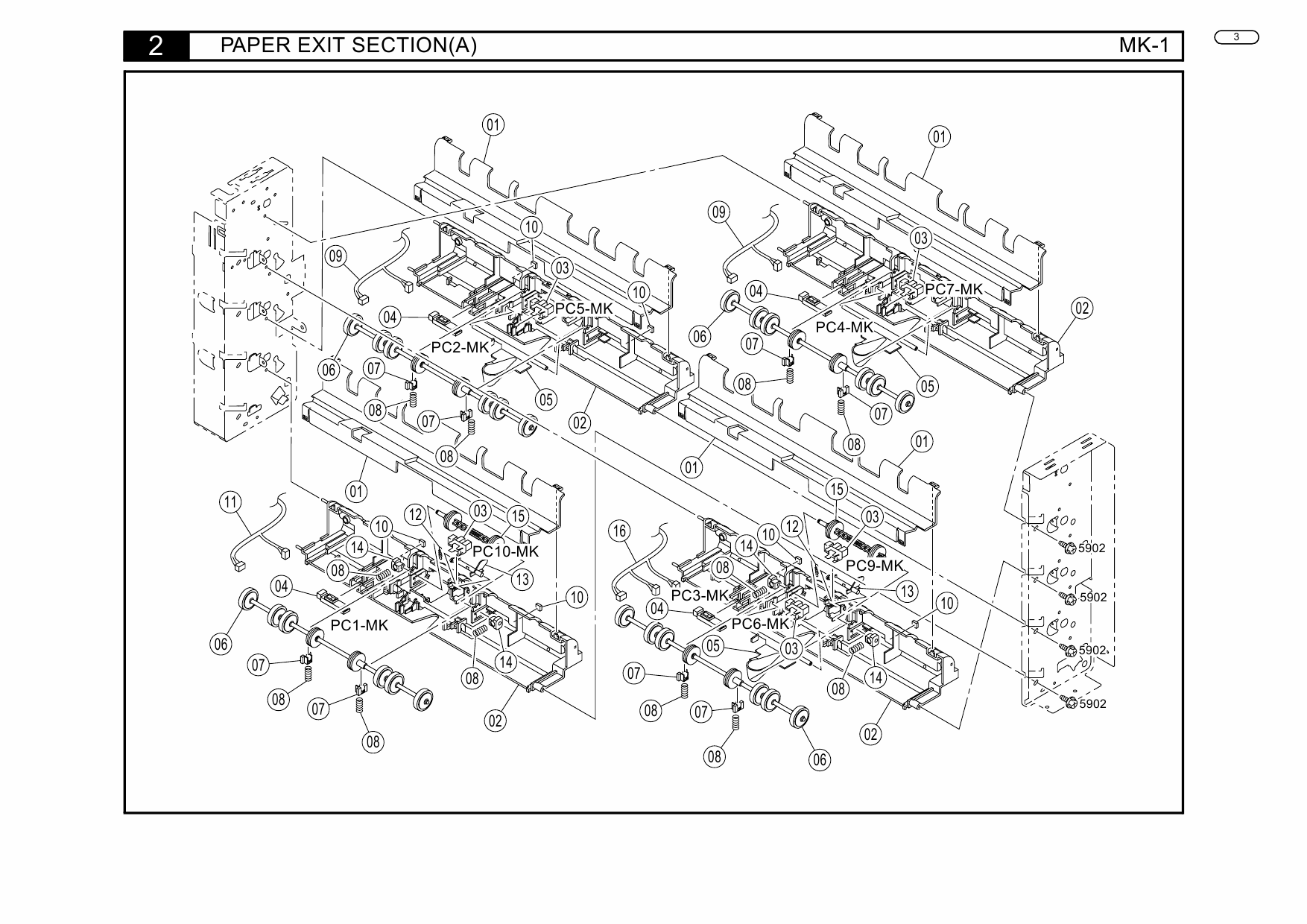 Konica-Minolta Options MK-1 4510 Parts Manual-3